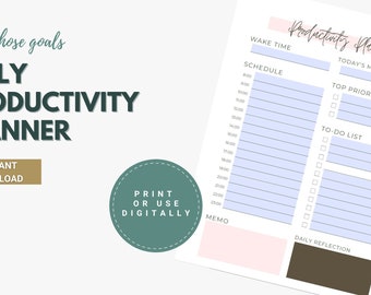 Dagelijkse productiviteitsplanner
