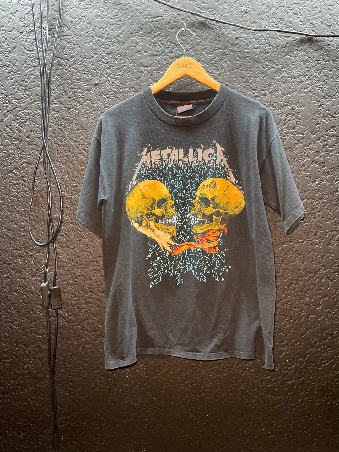 1991 Metallica Sad but True Vintage T-shirt - Etsy