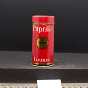 Vintage Schilling Paprika 1 Unze Dose [1626 / 1627]
