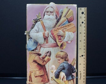 Original Vintage Die Cut Long Grove Süßwaren Firma Candy Box Buffalo Grove, IL [943]