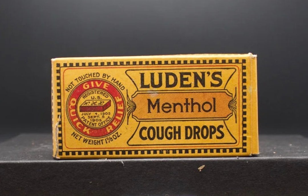 Vintage Luden's Menthol Cough Drops Box 1183 Etsy