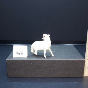 Vintage West German Hand-painted Plaster Sheep Nativity Figurine [945]