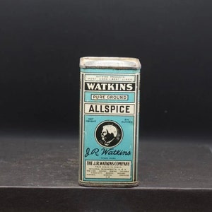 Antike Watkins gemahlener Piment 3,25 Unze Gewürzdose [1388]