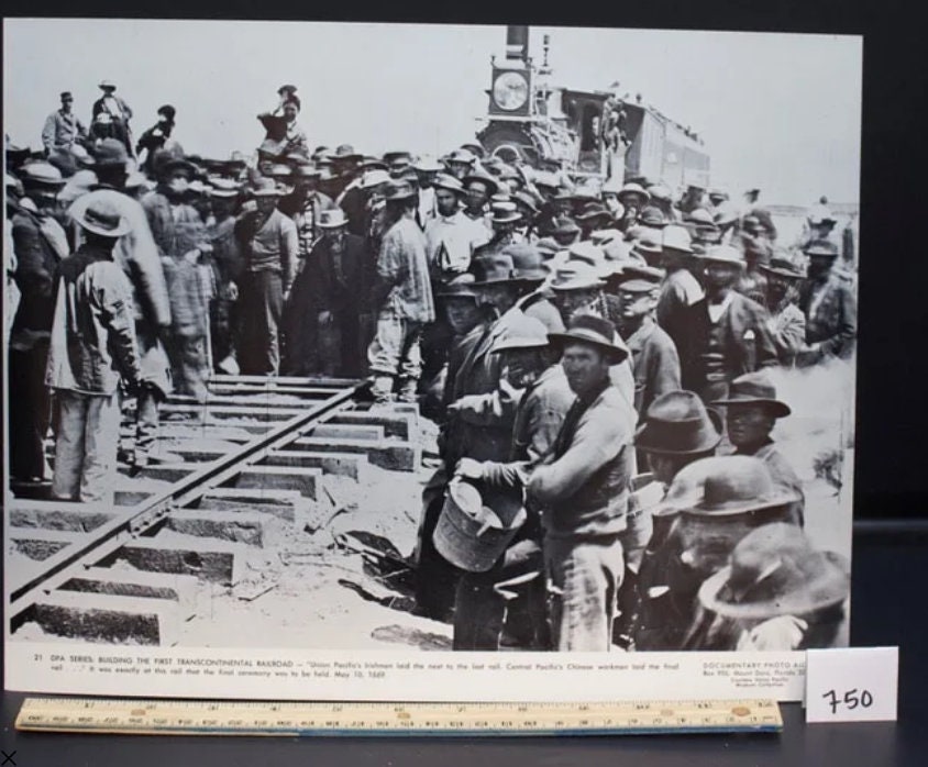 Transcontinental Railroad Documentary Photo Aid Card From The Etsy Transcontinental Railroad Documentary Photo Aid Card From The Etsy