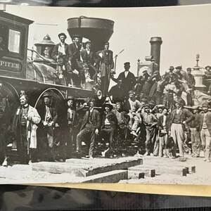 Vintage Reproduction Golden Spike Photograph [3197]
