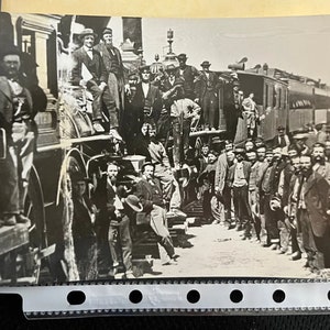 Vintage Reproduction Golden Spike Photograph [3198]