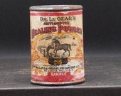 Antique Dr Le Gears Antiseptic Healing Powder Sale Sample Tin 1148