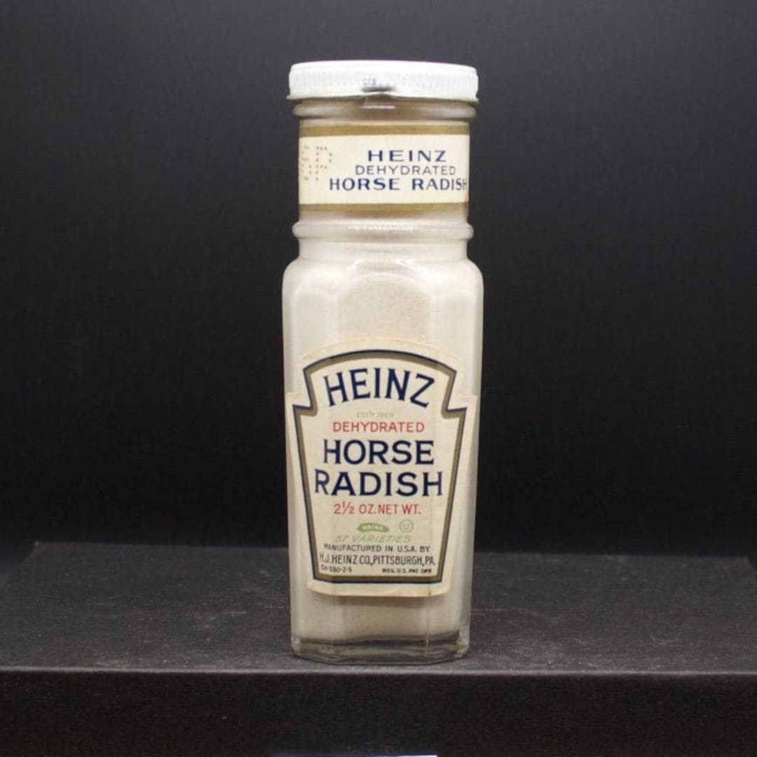 Vintage Heinz Horseradish Bottle 1663 Etsy