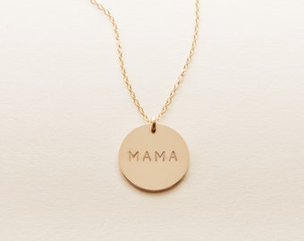 Mama necklace - 14k gold filled