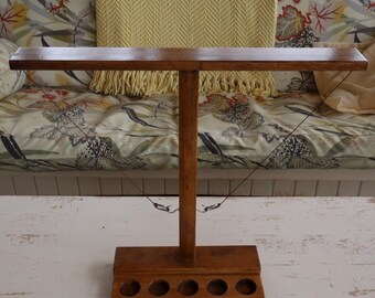 Wooden Ring Swing Game, Hand Crafted Hook and Ring Toss, Table Top Outdoor Indoor Bar Game, Tailgate Ring Throwing Game, Party Drinking Game