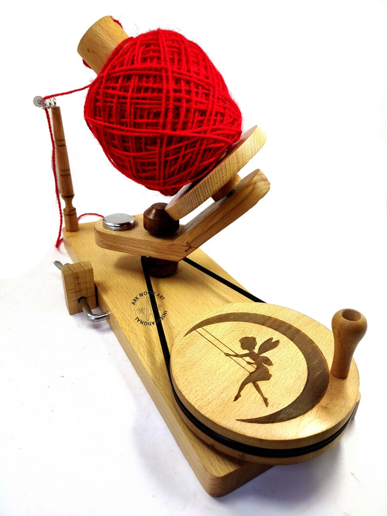 Yarn Ball Winder Yarn Swift Crocheting Wooden Hand Winder for Making Yarn Ball From Hank of Yarn