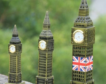 Handmade Antique Big Ben Miniature: London Landmark Souvenir - Etsy UK