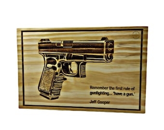 Gun Design Engraved Urn - Humans & Burial Urns for Ashes -(Adult250 Cubic in) Vintage and New Addition Urn Ashes Cremains Memorial Love Gift