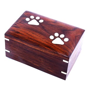 Pet urn for loving pet for storing ashes Handmade Box | Bone ashes urn for Cat Or Dog Pet Memorial Keepsake | pet memorial 100% Quality