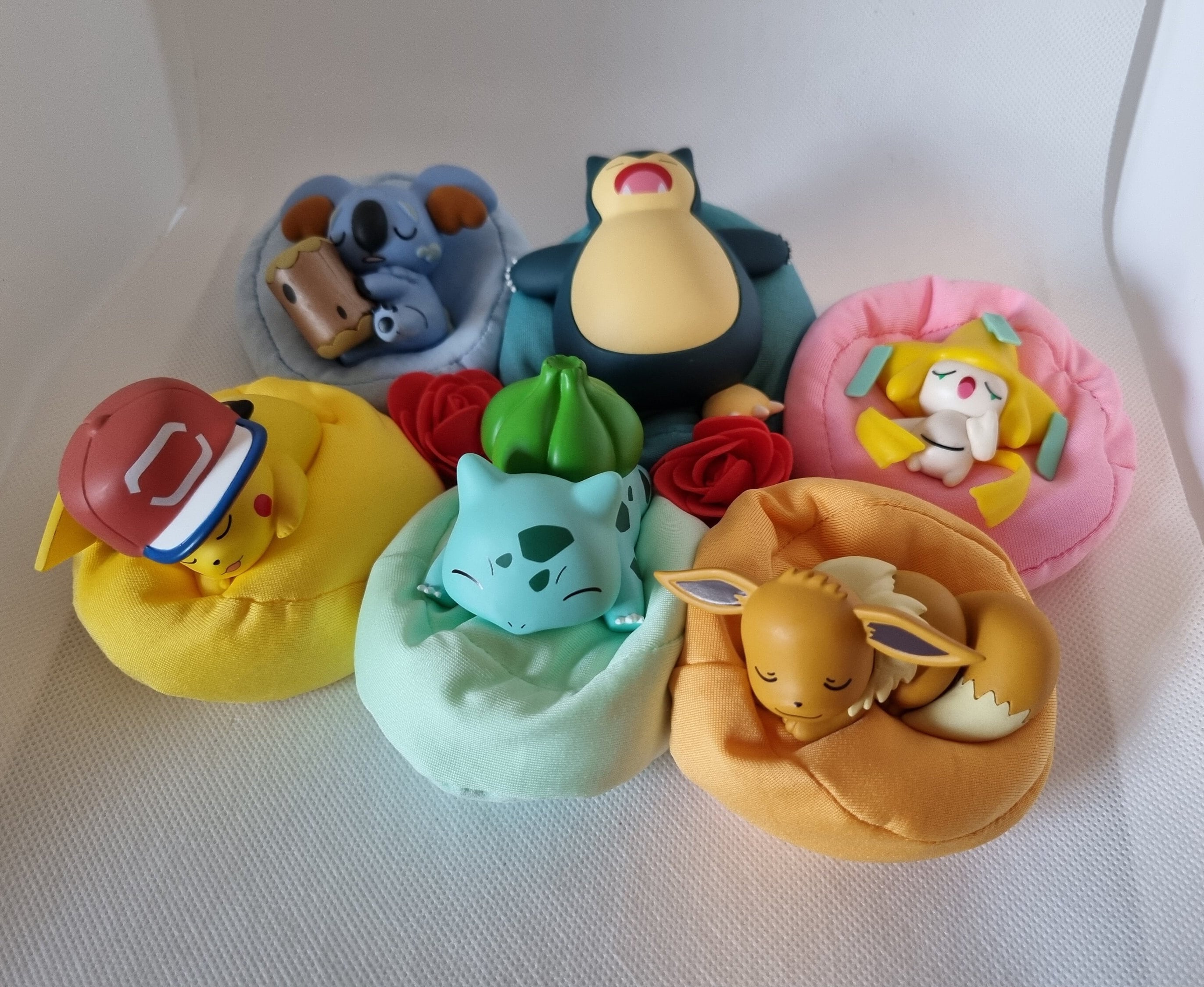 Sleeping Pokemon Figures / Pikachu / Snorlax / Eevee / Etsy