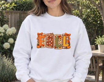 Autumn Foliage Hoodie, Hello Fall Graphic Tee, Retro Oversized Maple Leaf Shirt, Sweater Weather Womens Apparel, Cottagecore Fall Clothes