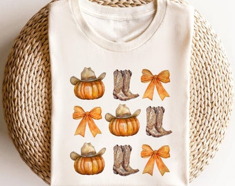 Western Fall Shirts Cowgirl Fall TShirt, Howdy Pumpkin ,Country Fall, Howdy Pumpkin, Western Fall Shirts
