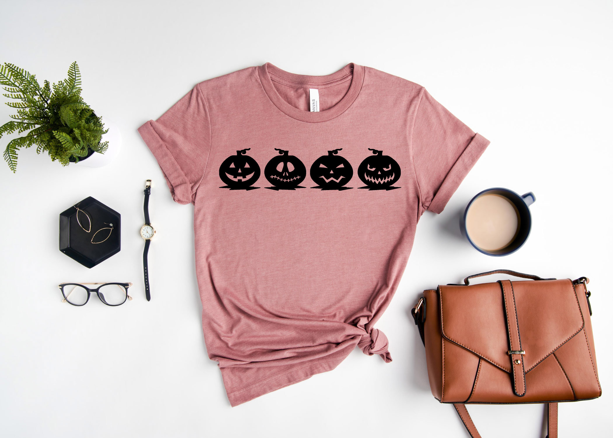 Jack O Lantern Faces, Women Jack O Lantern Shirt, Fall Shirt, Cute ...