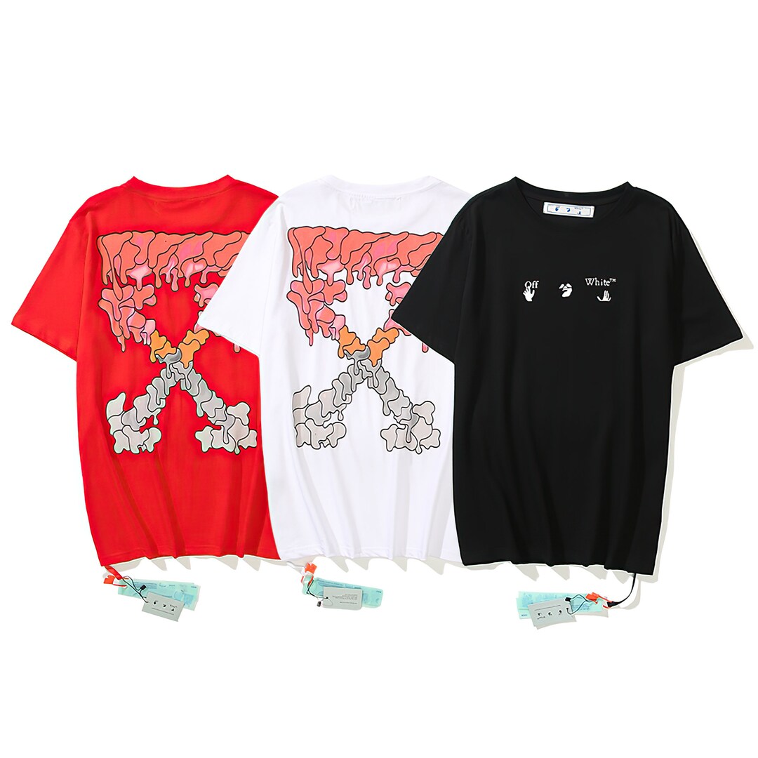 Premium Quality off White Tshirt Arrow Pattern Unisex Tshirt Etsy