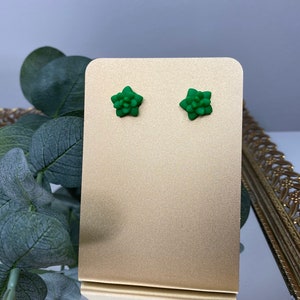 Plant Mom Energy | Polymer Clay Earrings, Plant Earrings, Succulent Earrings, Stud Earrings, Green Earrings, Cactus Earrings