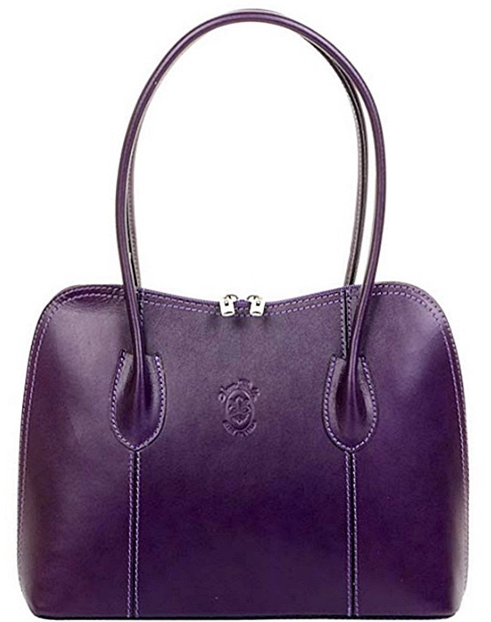 Shoulder Bag Top Handle Grab Bag Vera Pelle Italian Leather Etsy UK