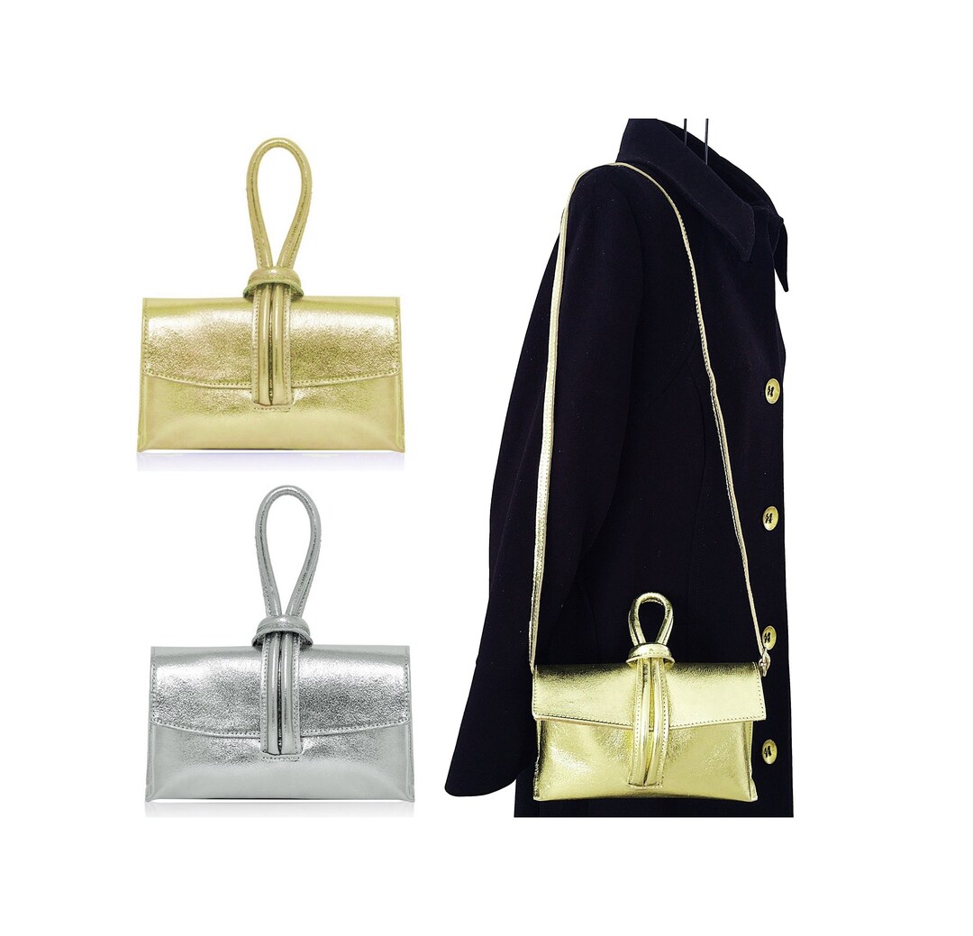 Glossy Crossbody Clutch Handbag main image 1