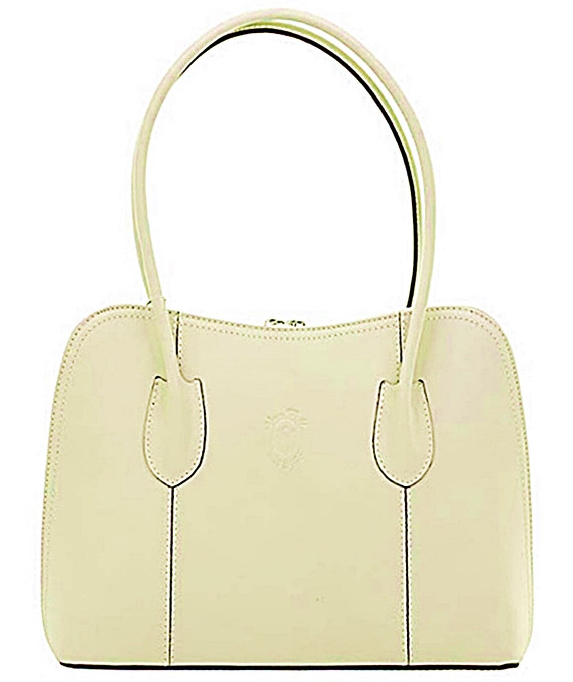 Shoulder Bag Top Handle Grab Bag Vera Pelle Italian Leather Etsy UK