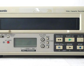VINTAGE Panasonic Camcorder AF X6 CCD Omnimovie Vhs Hq With Case