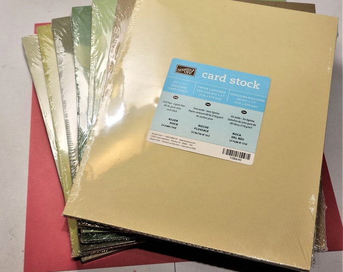 Retired Stampin up Cardstock NEW Stampin up Cardstock Rare Etsy