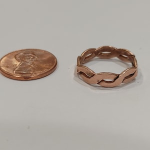 Copper Braid Ring