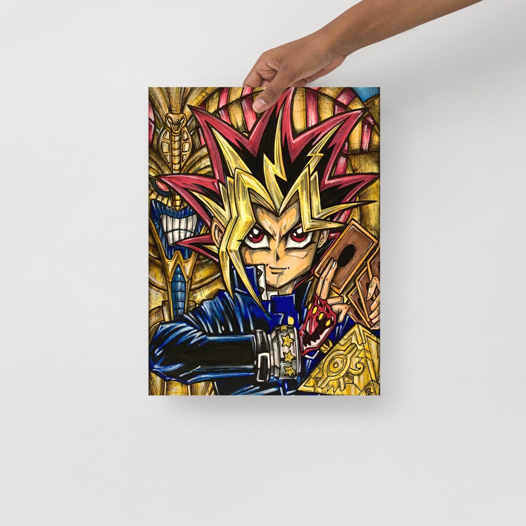 yugioh-yugi-exodia-it-s-time-to-duel-original-artwork-concept-poster