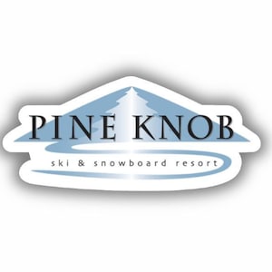Pine Knob Ski Resort Vinyl Printed Sticker - peel and stick