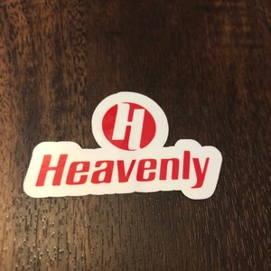 Heavenly Ski Resort Vinyl Printed Sticker - peel and stick