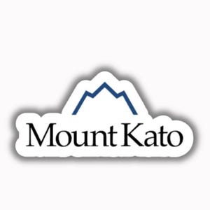 Mount Kato Ski Resort Vinyl Printed Sticker - peel and stick