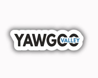 Yawgoo Valley Ski Resort Vinyl Printed Sticker - peel and stick