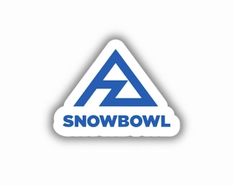 Vinylbedrukte sticker Arizona Snowbowl Ski Resort - afpellen en plakken