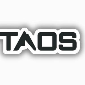 Taos Ski Resort Vinyl Printed Sticker - peel and stick