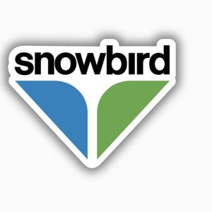 Snowbird Ski Resort Vinyl Printed Sticker - peel and stick