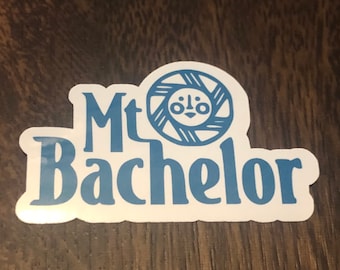 Mt Bachelor Ski Resort Vinyl Printed Sticker - peel and stick