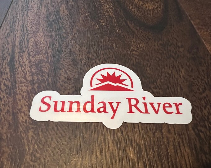 Sunday River Ski Resort Vinyl Printed Sticker - Peel and Stick - Etsy