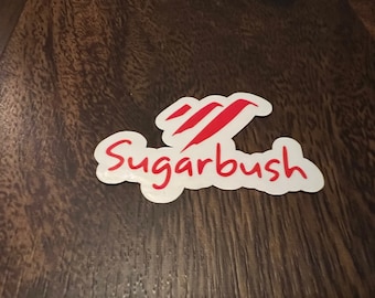 Sugarbush Ski Resort Vinyl Printed Sticker - peel and stick