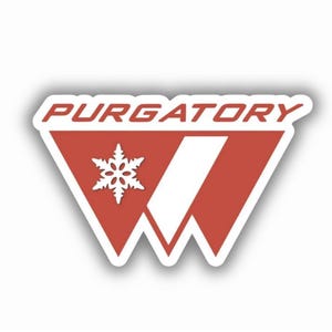 Purgatory Ski Resort Vinyl Printed Sticker - peel and stick