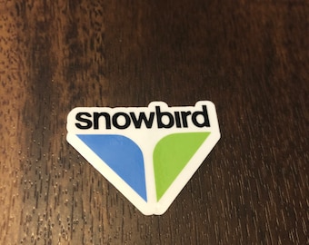 Snowbird Ski Resort Vinyl Printed Sticker - peel and stick