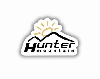 Hunter Mountain Ski Resort Vinyl Printed Sticker - peel and stick