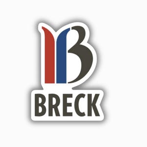 Breckenridge Ski Resort Vinyl Printed Sticker - peel and stick