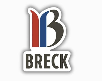 Breckenridge Ski Resort Vinyl Printed Sticker - peel and stick