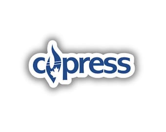 Cypress Ski Resort Vinyl Printed Sticker - peel and stick