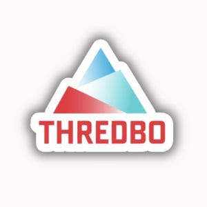 Adesivo stampato in vinile della stazione sciistica di Thredbo - stacca e attacca