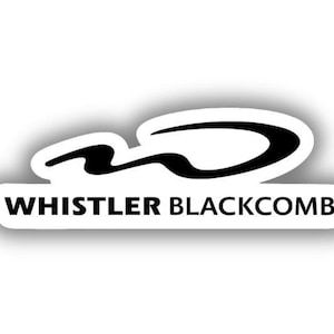 Whistler Blackcomb Ski Resort Vinyl Printed Sticker - peel and stick
