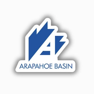 Arapahoe Basin Ski Resort Vinyl Printed Sticker - peel and stick